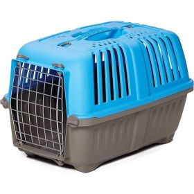 MidWest Spree Pet Carrier Blue Plastic Dog Carrier