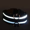 Glow-In-The-Dark Pet Collar For Dog & Cat; LED Dog Collar For Night Walking; USB charging