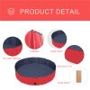 Dog Pool, 160*30/120*30 Foldable Large and Small Dog Pool, Dog Bath, 100% Safe & Non Toxic Kid's Rigid Pool