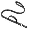 k9 leash; Bungee Dog Leash Tactical Dog Leash Nylon Adjustable Tactical Leash for Dogs Quick Release Military Dog Leash with 2 Control Handle; Bungee