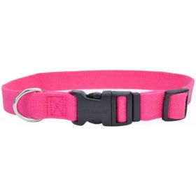 Coastal Pet New Earth Soy Adjustable Dog Collar Fuchsia (Option: 68''L x 3/8"W)