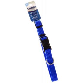 Tuff Collar Nylon Adjustable Collar (Option: Blue  10"14" Long x 5/8" Wide)