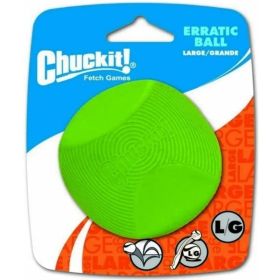 Chuckit Erratic Ball for Dogs (Option: Large Ball 3" Diameter (1 Pack))