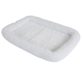 Precision Pet SnooZZy Pet Bed Original Bumper Bed (Option: White  Large (35"L x 21.5"W))