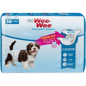 Four Paws Wee Wee Disposable Diapers (Option: XSmall  36 count)